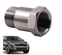 Oxygen Sensor Adapter - Car Oxygen Sensor Adapter | Fitting | Car O2 Modification Part | Stainless Steel Thread Connector Nut Extender For Vehicle Trailer Motorcycle ATV Truck Modification