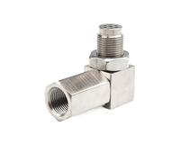 Oxygen Sensor Adapter Exhaust Catalyst Rear O2 Sensor Spacer 90 Degree Mini Lambda Adapter CEL Fix M18*1.5 Universal Lambda Probe