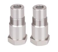 Oxygen Sensor Extension 2pcs - Stainless Steel O2 Sensor Spacer M18x1.5 | O2 śor Extension Connector | 90 Degree Angled CEL Fix Oxygen śor Adapter