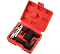 Oxygen Sensor Socket Set O2 Sensor Removal Tool Kit High Quality Chrome Vanadium Steel Oxygen Sensor Socket Wrench with Thread Cleaner for Car Maintenance (5)