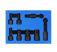 Oxygen Sensor Thread Repair Tool Set, 8-Piece Tap Kit for M10 M12 M14 M18 M20 M22 Sizes, High-Strength Carbon Steel, Anti-Rust, for Mechanics and DIY