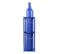 Oxygen Storage Rack, Small Gas cylinders Holder with Chain, Metal Oxygen Tank Storage Racks Floor Standing, Portable Gas Bottle Tank Holder for Laboratory, Clinic, Hospital(L-21cm(8 1/4"))