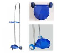 Oxygen Tank Holder Rolling Oxygen Tank Rolling Caddy 2 Two Wheel, Lightweight Stack & Rack Oxygen Tank Storage Rack, Portable Oxygen Acetylene Caddy for Clinics Factory