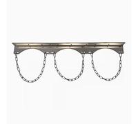 Oxygen Tank Holder Stainless Steel Oxygen Bottle Storage Rack, Universal Co2 Cylinder Organizer Shelf, Lightweight Gas Cylinder Fixed Shelf with Fix Chains(75cm(29.5in))
