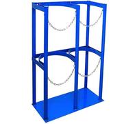 Oxygen Tank Manager, Gas Cylinder Bracket, Propane Fixing Bracket, with Safety Chain(2 Bottles - 60cm (20 3/5"))