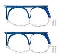 Oxygen Tank Rack，，Heavy Duty Gas Cylinder Bracket - 2 Pack Wall Mount Oxygen Tank Holder for Hospitals, Clinics & Schools - Durable Steel Storage Shelf (25.6" Long)