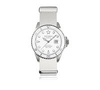 Oxygen White Bear 40 Unisex Quartz Watch with White Dial Analogue Display and White Nylon Strap EX-D-WHI-40-WH