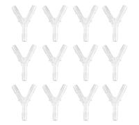 Oxygen Y Connector for Oxygen Tubing, Y Splitter for Respiratory Oxygen Tube (Pack of 12)
