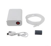 Oxygenated USB Rechargeable Fish Tank Pump with Air Stone, Hose, and Power Indicator for Outdoor Fish Tanks