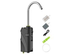 Oxygenation Air Pump 2600mAh Portable for Outdoor Fishing | Intelligent sensor, auto water dispense, tilt mode, continuous mode, built-in camping light, compact