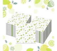 OXYLIPO 100 Pcs Martini Paper Napkins, Martini Glass Disposable Luncheon Dinner Napkins for Bar Birthday Parties, Bachelorette Celebrations, Wedding Receptions, Bridal Showers, Baby Showers