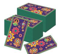 OXYLIPO 100PCS Indian Diwali Paper Cocktail Napkins, Disposable Dinner Party Napkins with Vibrant Indian Festival of Lights Theme Decorations for Diwali Celebrations, Banquets, Birthdays, Weddings