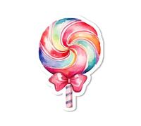 OXYLIPO 100Pcs Lollipop Paper Napkins Lollipop Colorful Disposable Lunch Dinner Paper Napkin Set for Birthday Parties, Baby Showers, Weddings, Dessert Tables, Kids' Celebrations, Tea Time, Picnics