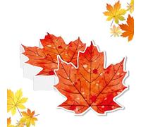 OXYLIPO Fall Leaves Napkins 100 Count Thanksgiving Leaves Paper Napkins - Autumn Paper Cocktail Napkins with Maple Leaves for Harvest Thanksgivings Fall Leaves Decor, Harvest Parties