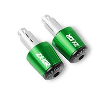 OXYMUV Handlebar Plug Motorcycle Handle Bar End Handlebar Grips Ends Sliders Cap Plug Slider Counterweight Cover For Kawasaki ZX10R ZX-10R ZX 10R (Color : Green)