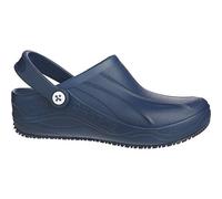 Oxypas Safety Jogger Clogs for Women - Lightweight Work Shoe for Men, Ideal for Hospital, Kitchen or Garden, 5.5 UK EU 39, Oxypas Smooth Navy Blue