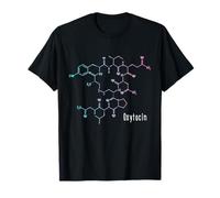 Oxytocin Molecular Formula Chemistry & Neuroscience Lovers T-Shirt