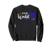 Oy To The World Funny Happy Hanukkah Jewish Holiday Sweatshirt