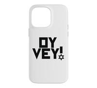 Oy Vey Funny Jewish Yiddish Men Women Kids, Hanukkah Holiday Case for iPhone 14 Pro Max
