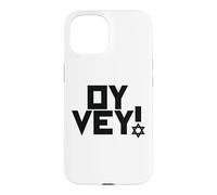 Oy Vey Funny Jewish Yiddish Men Women Kids, Hanukkah Holiday Case for iPhone 15