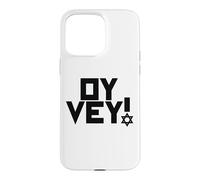 Oy Vey Funny Jewish Yiddish Men Women Kids, Hanukkah Holiday Case for iPhone 15 Pro Max