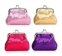 Oyachic 4 Packs Coin Pouch Purse Kiss-Lock Change Purse Snap Wallets Clasp Coin Pouch Makeup Clutch Coin Bag Women Wallet