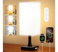 OYADISIIOP SAD Lamp, 10000 Lux SAD Light with Remote, Upgrade Size, 3 Color Temperatures, 5 Brightness Level Full Spectrum Sun Light Lamp with USB C & A Ports Home/Office Use As Lift Mood, Black