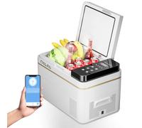 Oyajia 45L Car Refrigerator 12V Portable Car Fridge Freezer Refrigerators with APP 12V/24V DC 100~240 Volt AC Electric Cooler Box for Camping RV Road Trip Picnic Truck Camper -20℃-20℃