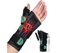 Oyakin Carpal Tunnel Wrist Brace Night Support, Thumb Brace for De Quervain's Tenosynovitis, Tendonitis, Sprains Trigger Thumb, Arthritis, Thumb Spica Splint Left Hand, Wrist Support Men and Women