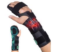 Oyakin Resting Hand Splint for Stroke Recovery & Carpal Tunnel - Night Immobilizer with Removable Splints for Pain Relief, Finger Contractures, Arthritis, Tendonitis - Adjustable Wrist Support Brace