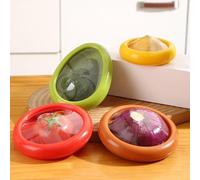 OYASUMI Avocado Saver For Fridge, Set Of 4 Silicone Food Storage Container-Ideal For Garlic, Onions, Lemens And Potatoes
