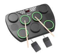 OYAYO Electronic Drum Set, TD01 Pro Upgraded Tabletop Drum Kit with Mesh Heads, Velocity Sensitivity, Portable Electric Drum Pad Include Pedals & Sticks, Ideal Gift for Adult and Beginners