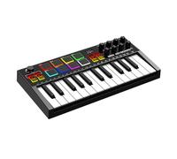 OYAYO MIDI Keyboard Controller 25 Key USB MIDI Keyboard With 8 Backlit Drum Pads, 8 Knobs, Knob Tremolo, DAW Integration, Bluetooth, Mini Portable Keyboard MIDI Controller for Music Production