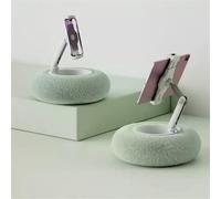 OYCXXCX Chill Nest Phone Holder, Phone Holder Snack Bowl Fluffy, Cozy 360° Adjustable Phone Stand, Reading Cradle Dock With Snack Storage, For Hands-Free Viewing, For Smartphone & Tablet (Green)