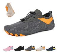 OYCXXCX Glyde Haven Barefoot Shoes, Glydefootwear Strength & Grip Barefoot Shoes, All Day Comfort Glyde Haven Shoe for Men (Grey,12)
