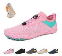 OYCXXCX Glyde Haven Barefoot Shoes, Glydefootwear Strength & Grip Barefoot Shoes, All Day Comfort Glyde Haven Shoe for Men (Pink,8)