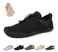 OYCXXCX Glyde Haven Barefoot Shoes, Glydefootwear Strength & Grip Barefoot Shoes, All Day Comfort Glyde Haven Shoe for Men (Black,6)