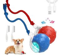 OYCXXCX TinyFetch Dog Toy, Tiny Fetch Interactive Dog & Cat Toy Ball, 360° Smart Automatic Rolling Ball with Birdsong, Durable Chew-Resistant Electric Pet Toys for Indoor Dogs and Cats (MIX)
