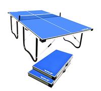 OYE 9FT Professional Outdoor Indoor Table Tennis Table, Foldable Table Tennis Table, 5 Minute Quick Assembly Ping Pong Table with Thickened Tube