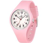 oyeaho Nurse Watch for Nurse Doctors Medical Professionals Students Men Women Unisex Easy to Read Luminous Dial Second Hand Watch for Nurses Water Resistant Silicone Strap, 8.e4 Light Pink Strap &
