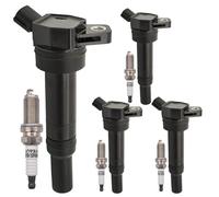 OYEAUTO Ignition Coil Iridium Spark Plug UF651 Compatible with Hyundai Kia Elantra GT Coupe Tucson Forte Soul 1.8L 2.0L