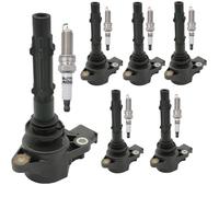 OYEAUTO Ignition Coil Pack and Iridium Spark Plug Set of 6 UF535 Compatible with Mercedes-Benz C230 C280 C300 C350 CL550 ML450 SLK280 3.5L V6