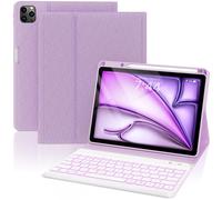OYEEICE for iPad Pro 4th / 3th / 2th/ 1th Generation Case with Keyboard 11'', Detachable 7 Color Backlit Keyboard with Pen Holder for iPad Air 6th/ 5th/ 4th 10.9" Gen