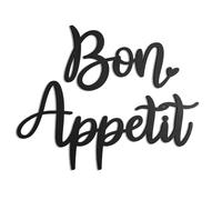 OYEFLY Bon Appetit Wall Décor,Dining Room Cooking Hanging Signs (style 1)