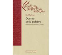 Oyente de la Palabra: Fundamentos para una filosofía de la religión (Biblioteca Herder)