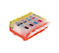 OYfame 5pcs Refillable Ink Cartridges With ARC Chips Compatible Compatible With MG8180 6180 5280 IP4880 4980 IX6580 MX888 Printers
