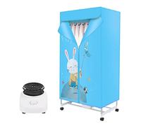 OYhmc 1000W Home Electric Clothes Dryer Large Capacity 15Kg 2-Layers Steel Energy-Efficient Indoor Warm Air Drying Wardrobe