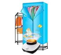 OYhmc 1200W High Power Electric Clothes Dryer 25kg Large Capacity Double Layer Energy-Efficient Indoor Wet Laundry Warm Air Drying Wardrobe