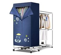 OYhmc 2-Tier Electric Clothes Dryer 1000W High Power Quick Drying 15kg Large Capacity Indoor Wet Laundry Warm Air Drying Wardrobe