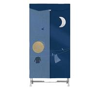 OYhmc 430L Mini Electric Clothes Dryer 2-Tier Airer Portable Drying Rack Energy-Efficient Indoor Wet Laundry Warm Air Drying Wardrobe for Home Household